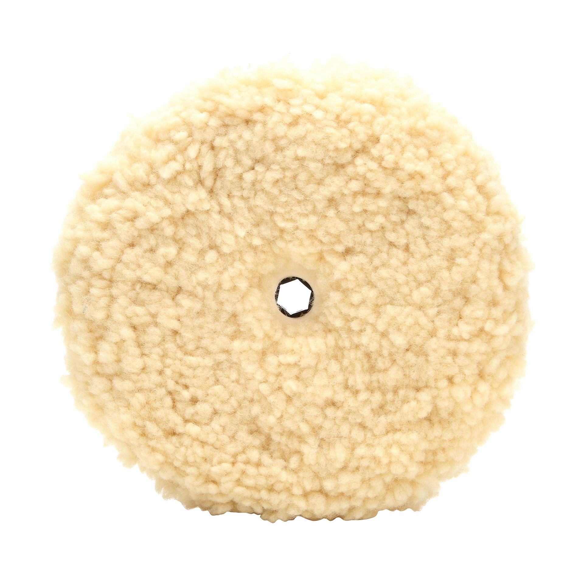 3M 05753 Perfect-It Wool Compounding Pad, 9 in, Fast Cutting, Polishing Pad for Automotives - High quality product image showing 3M 05753 Perfect-It Wool Compounding Pad, 9 in, Fast Cutting, Polishing Pad for Automotives details and features