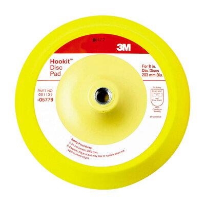 3M 05779 Hookit Disc Pad, 0 8 in, Medium Density Foam, Abrasive Disc Pad for Paint Stripping, Primer Sanding, Polishing or Grinding