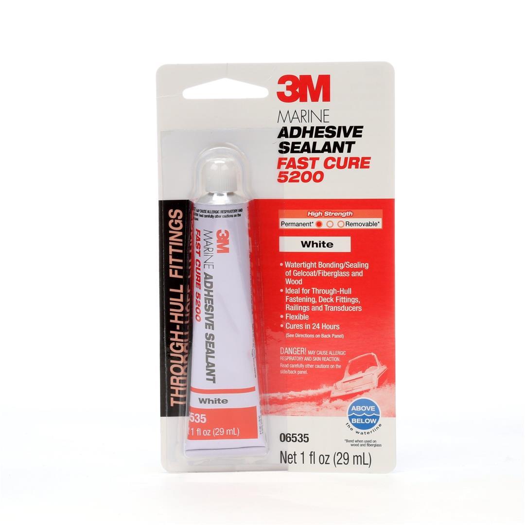 3M 06535 Marine Adhesive Sealant 5200 Fast Cure White Pn01oz Tube - High quality product image showing 3M 06535 Marine Adhesive Sealant 5200 Fast Cure White Pn01oz Tube details and features