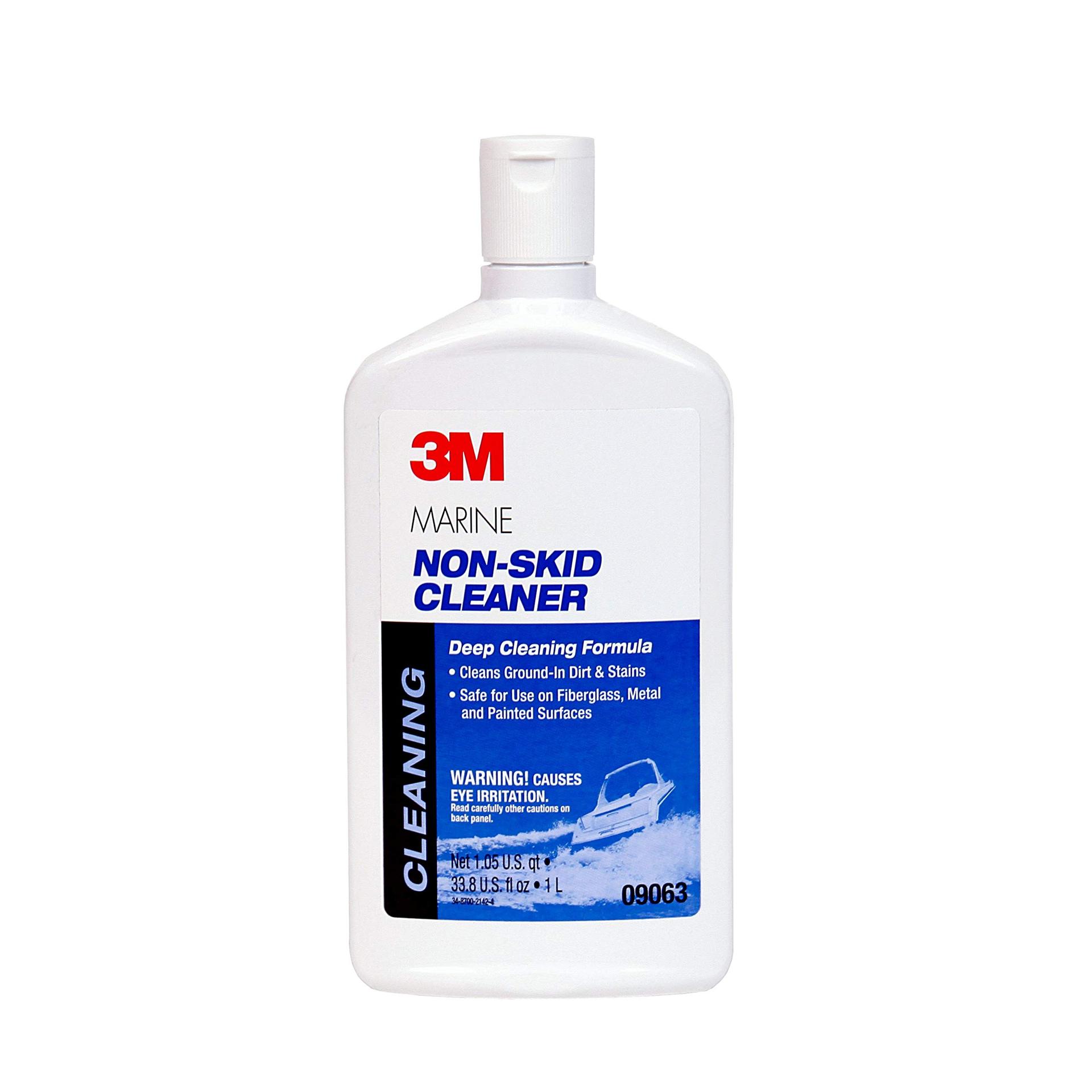 3M 09063 Non-Skid Cleaner, 1 L (33.8 fl oz),Yellow/Brown - High quality product image showing 3M 09063 Non-Skid Cleaner, 1 L (33.8 fl oz),Yellow/Brown details and features