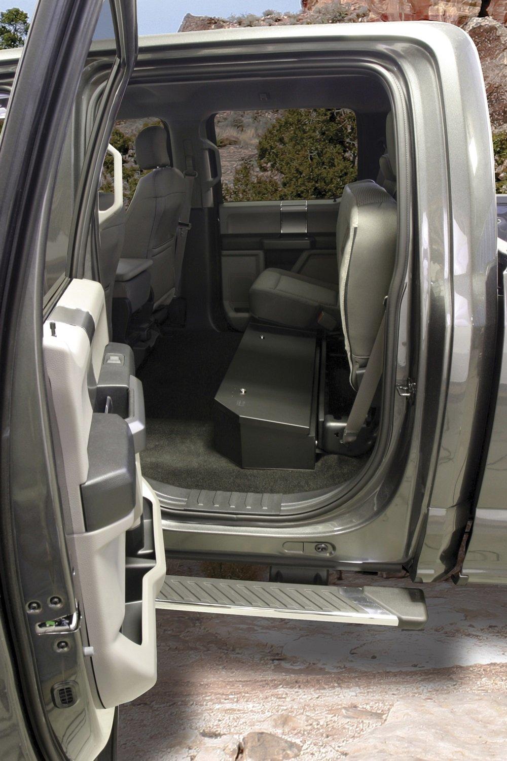 TUFFY 316-01 2015+ Ford F-Series SuperCrew Under Rear Seat Lockbox - High quality product image showing TUFFY 316-01 2015+ Ford F-Series SuperCrew Under Rear Seat Lockbox details and features