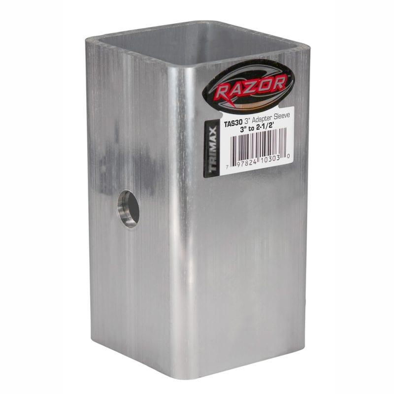 TRIMAX TAS30 3FT TO 2-1/2FT CLASS V ADAPTER SLEEVE, Adapts From 3 Inch To 2-1/2 Inch; Aluminum; Single