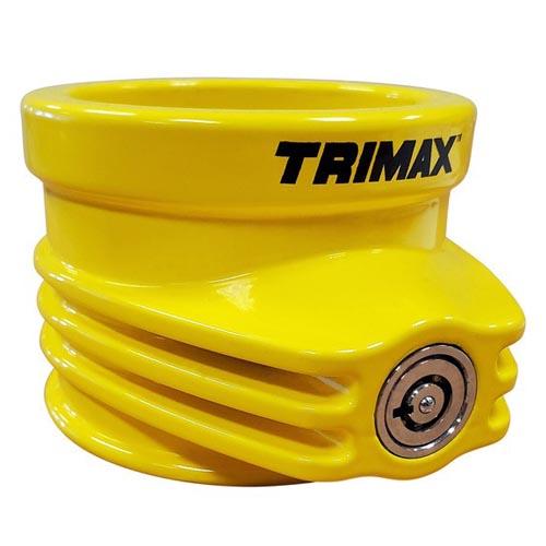 TRIMAX TFW60 Ultra Tough Alloy 5th Wheel King Pin Lock (New Improved Version), Yellow - High quality product image showing TRIMAX TFW60 Ultra Tough Alloy 5th Wheel King Pin Lock (New Improved Version), Yellow details and features