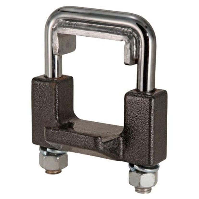 TRIMAX THC200 Univeral Anti-Rattle Clamp Fits 2 INCH Hitch, Silver