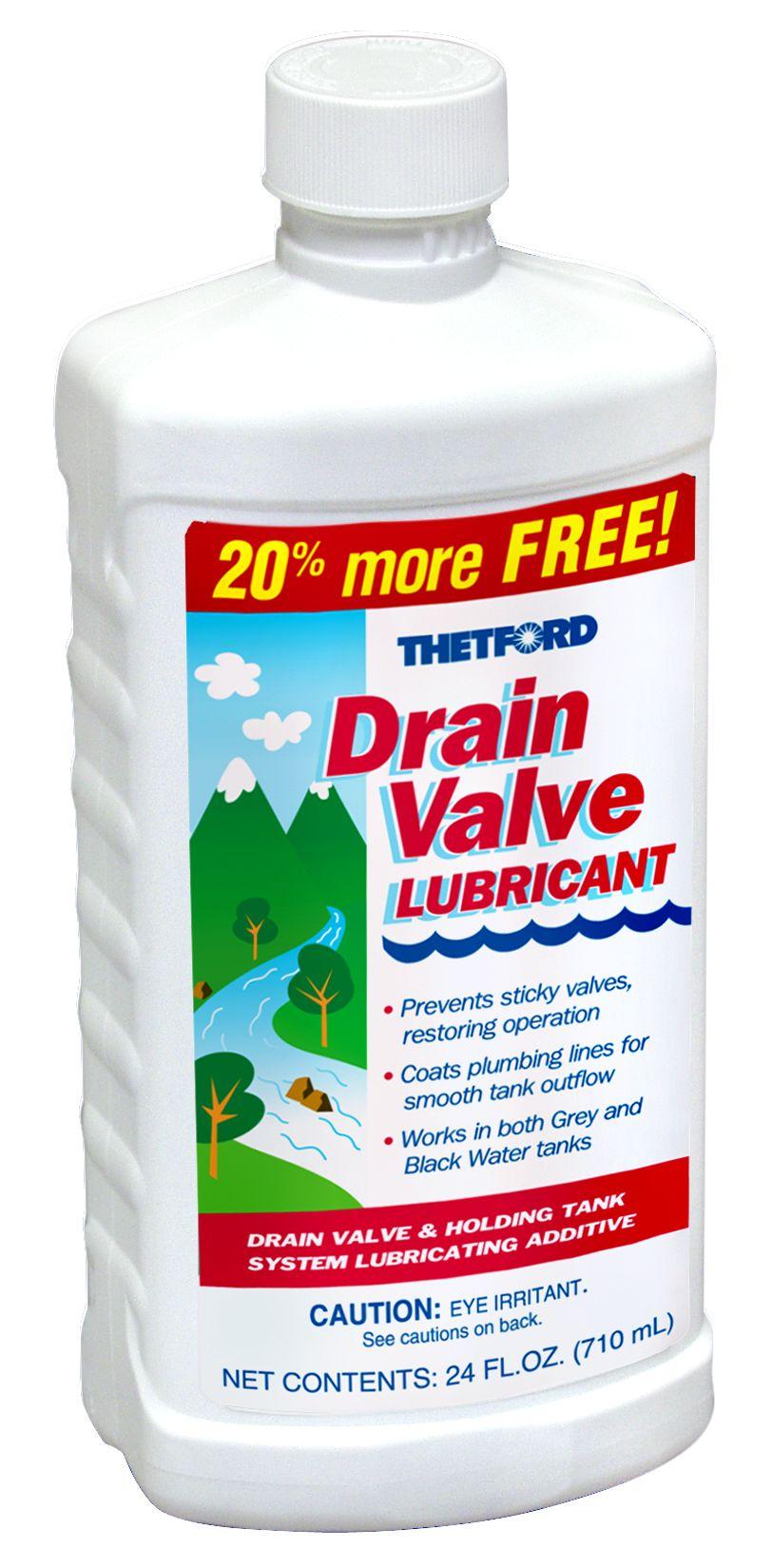 THETFORD 15843 Waste Holding Tank Drain Valve Lube; Holding Tank Drain Valve Lube; Use To Lubricate Drain Valve In Holding Tanks; 24 Ounce Bottle - High quality product image showing THETFORD 15843 Waste Holding Tank Drain Valve Lube; Holding Tank Drain Valve Lube; Use To Lubricate Drain Valve In Holding Tanks; 24 Ounce Bottle details and features