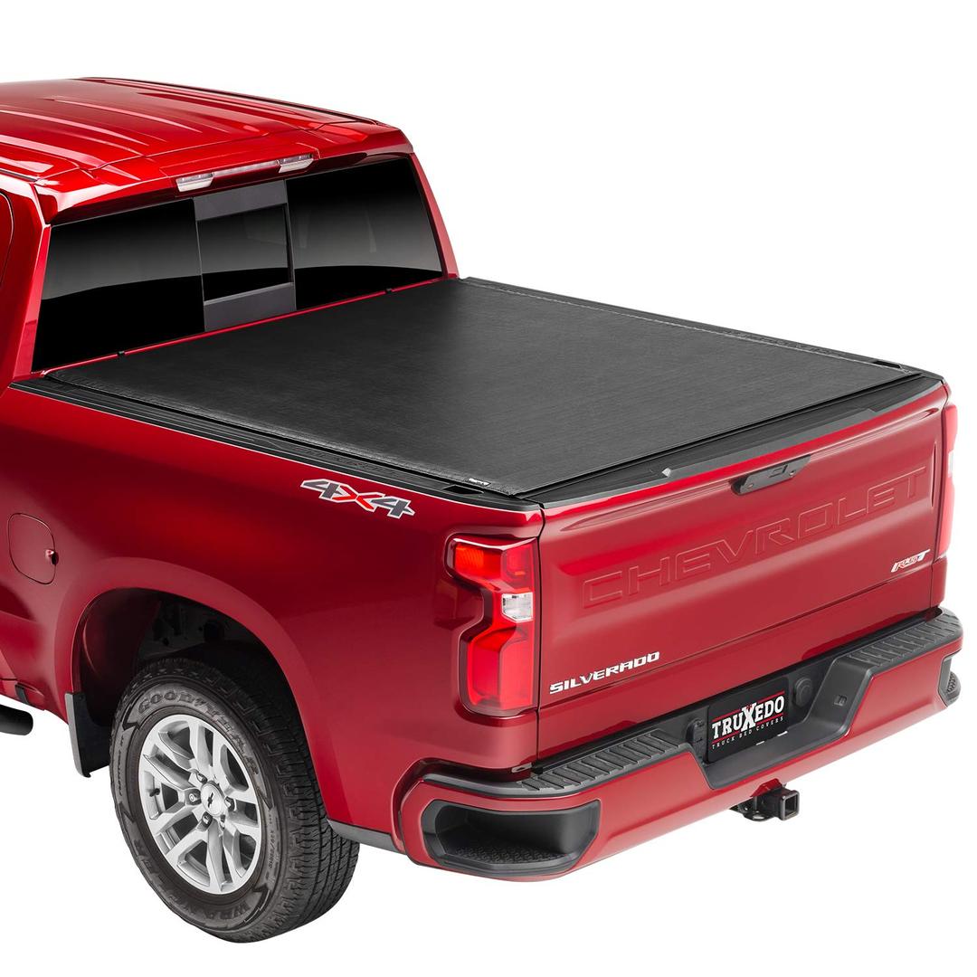 TRUXEDO 1572601 Truck Bed Tonneau Cover Fits 2019 - 2024 Chevy/GMC Silverado/Sierra, works w/ MultiPro/Flex tailgate 6FT 7 INCH Bed (79.4 INCH) - The Twister Group Tools product