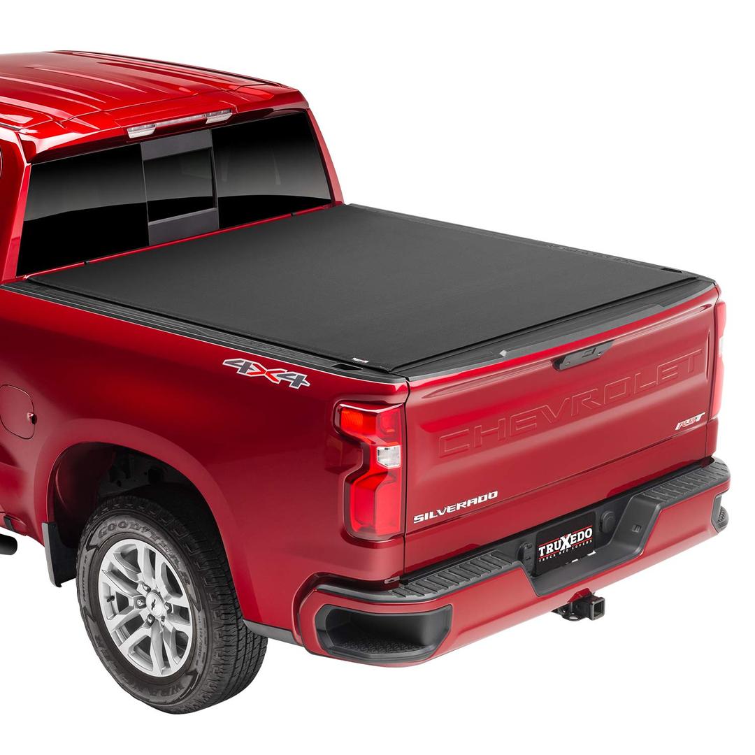 TRUXEDO 1572616 Truck Bed Tonneau Cover Fits 2019 - 2024 Chevy/GMC Silverado/Sierra, works w/ MultiPro/Flex tailgate 6FT 7 INCH Bed (79.4 INCH) - The Twister Group Tools product