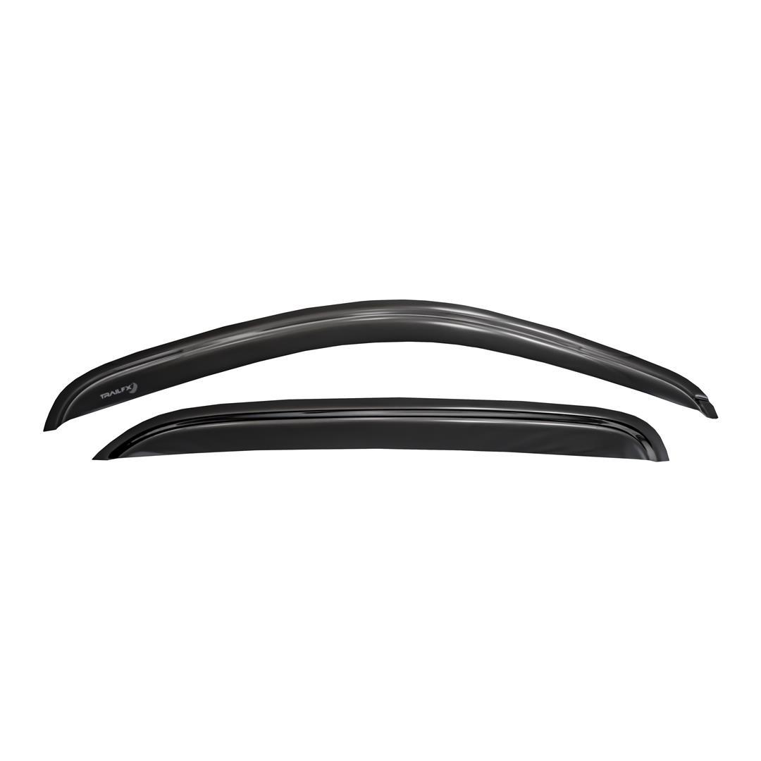 TRAILFX 2099H Rain Guard Tape On Window Vent Visors Acrylic with A Smoke Tint 2 Piece Compatible with GM FSPU SUV 1988-2000 - The Twister Group Tools product