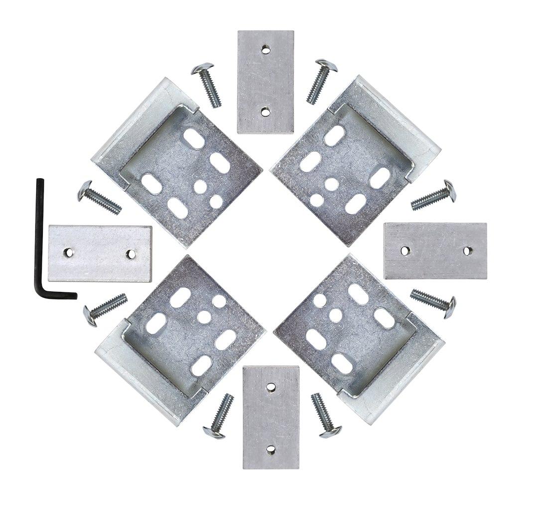 TRAILFX 22440304 NISSAN TITAN CLAMP KIT, For Tri-Fold Covers; Powder Coated; Black; Steel - High quality product image showing TRAILFX 22440304 NISSAN TITAN CLAMP KIT, For Tri-Fold Covers; Powder Coated; Black; Steel details and features