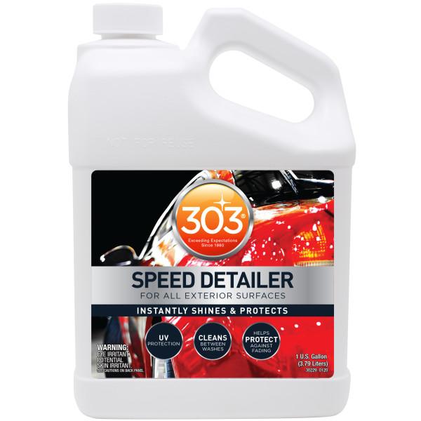 303 30229 Speed Detailer - Instantly Shines and Protects Paint - for All Exterior Automotive Surfaces - Cleans Between Washes - UV Protection, 1 Gallon