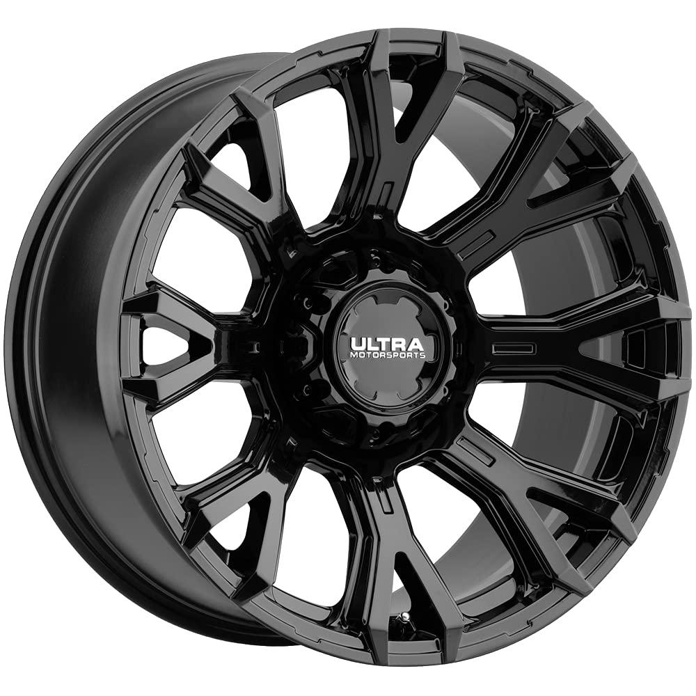 ULTRA 123-2105BK25 123BK SCORPION Custom Wheel - 20x10, -25 Offset, 5x139.7 Bolt Pattern, 87mm Hub - Black Rim - The Twister Group Tools product