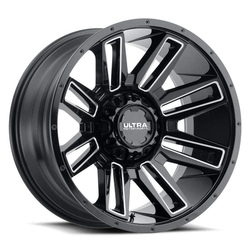 ULTRA 236-2105BM25 236BM APOCALYPSE Black Wheel with Gloss (0 x 10. inches /5 x 127 mm, -25 mm Offset)
