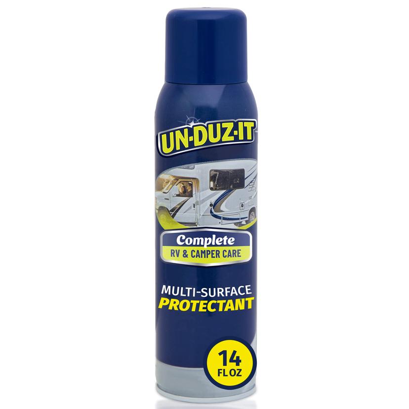 UNDUZIT 126881 RV Multi-Surface Protectant Spray, Sun Protection Spray for RVs and Campers, Use on Vinyl, Plastic and More, 14 oz Can