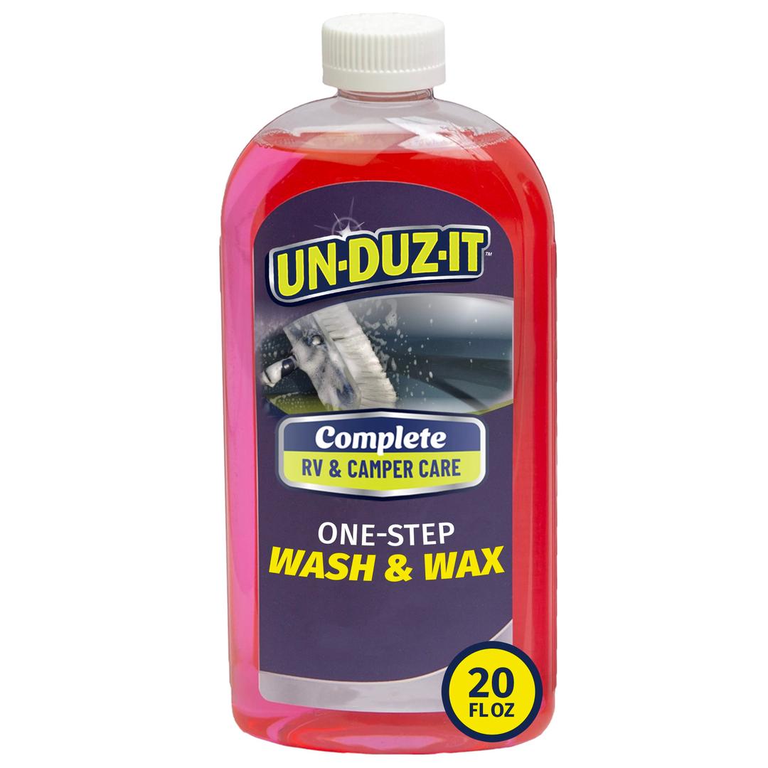 UNDUZIT 126882 One-Step RV Wash and Wax With Ceramic Protection, Concentrated Car Wash and Wax for RVs and Campers, 20 fl oz Bottle - The Twister Group Tools product