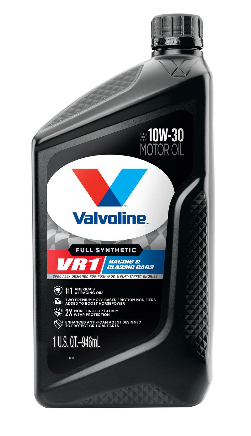 VALVOLINE 679083 VR1 SYN RACING 10W30 6/1QT CS, SAE 10W30; Synthetic; 1 Quart Bottle; Case Of 6 - High quality product image showing VALVOLINE 679083 VR1 SYN RACING 10W30 6/1QT CS, SAE 10W30; Synthetic; 1 Quart Bottle; Case Of 6 details and features