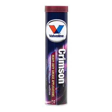 VALVOLINE 70124 Crimson #2 Heavy Duty (HD) Grease 14.1 OZ Cartridge