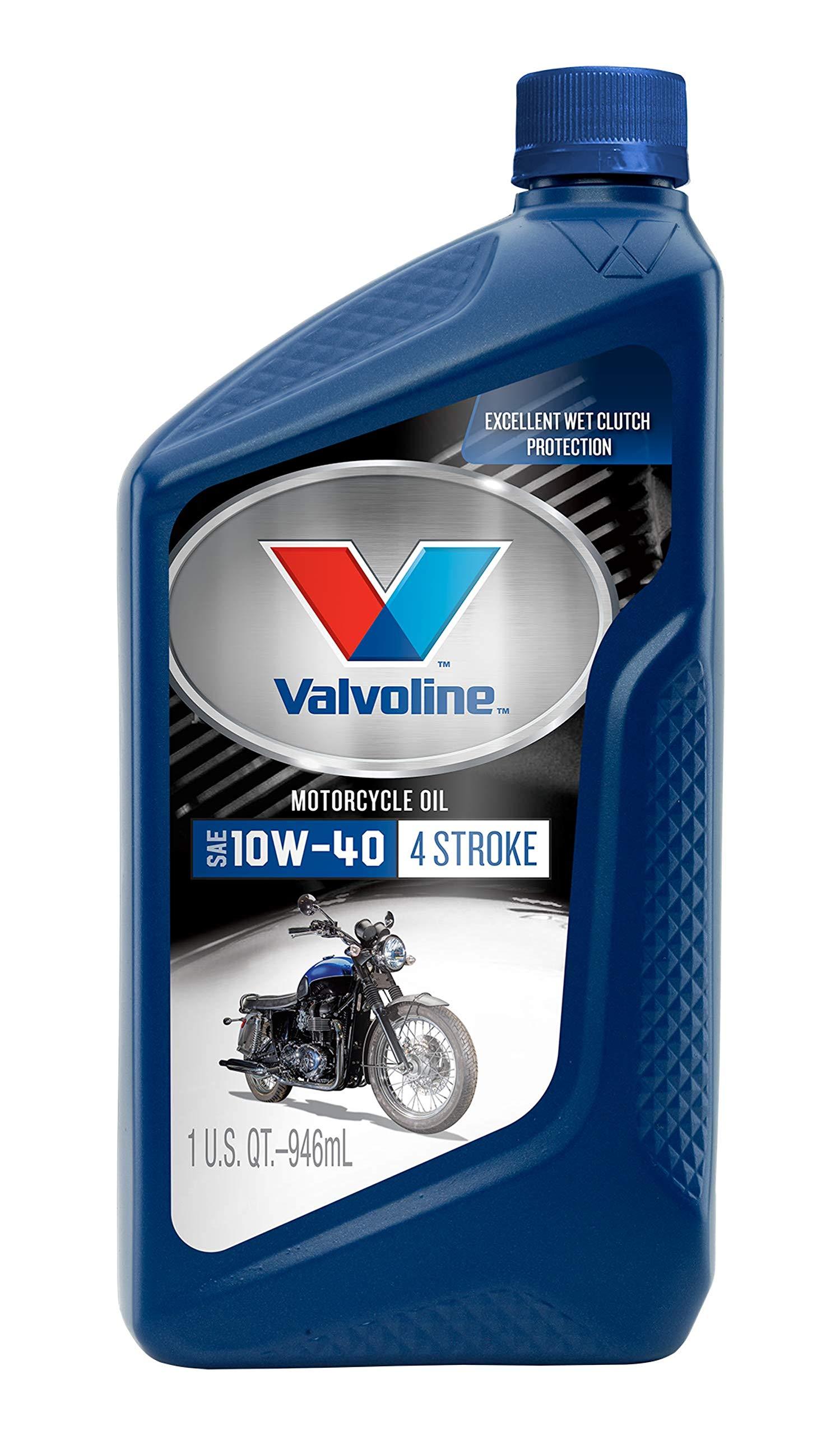 VALVOLINE 798151 4-Stroke Motorcycle SAE 10W-40 Motor Oil 1 QT - High quality product image showing VALVOLINE 798151 4-Stroke Motorcycle SAE 10W-40 Motor Oil 1 QT details and features