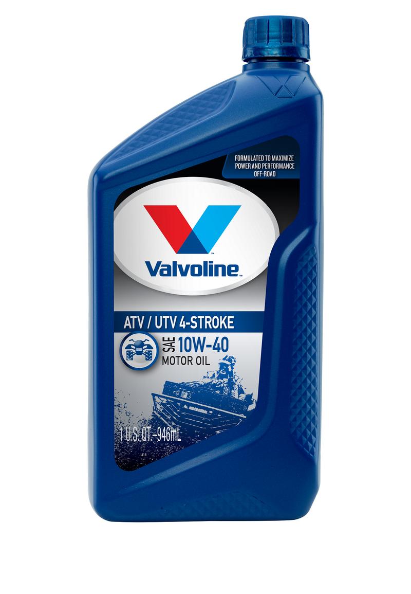 VALVOLINE 817263 ATV 4-S OL 10W40 EACH, SAE 10W40; Conventional; 1 Quart Bottle; 4-Stroke ATV Motor Oil (Case of 6) - High quality product image showing VALVOLINE 817263 ATV 4-S OL 10W40 EACH, SAE 10W40; Conventional; 1 Quart Bottle; 4-Stroke ATV Motor Oil (Case of 6) details and features