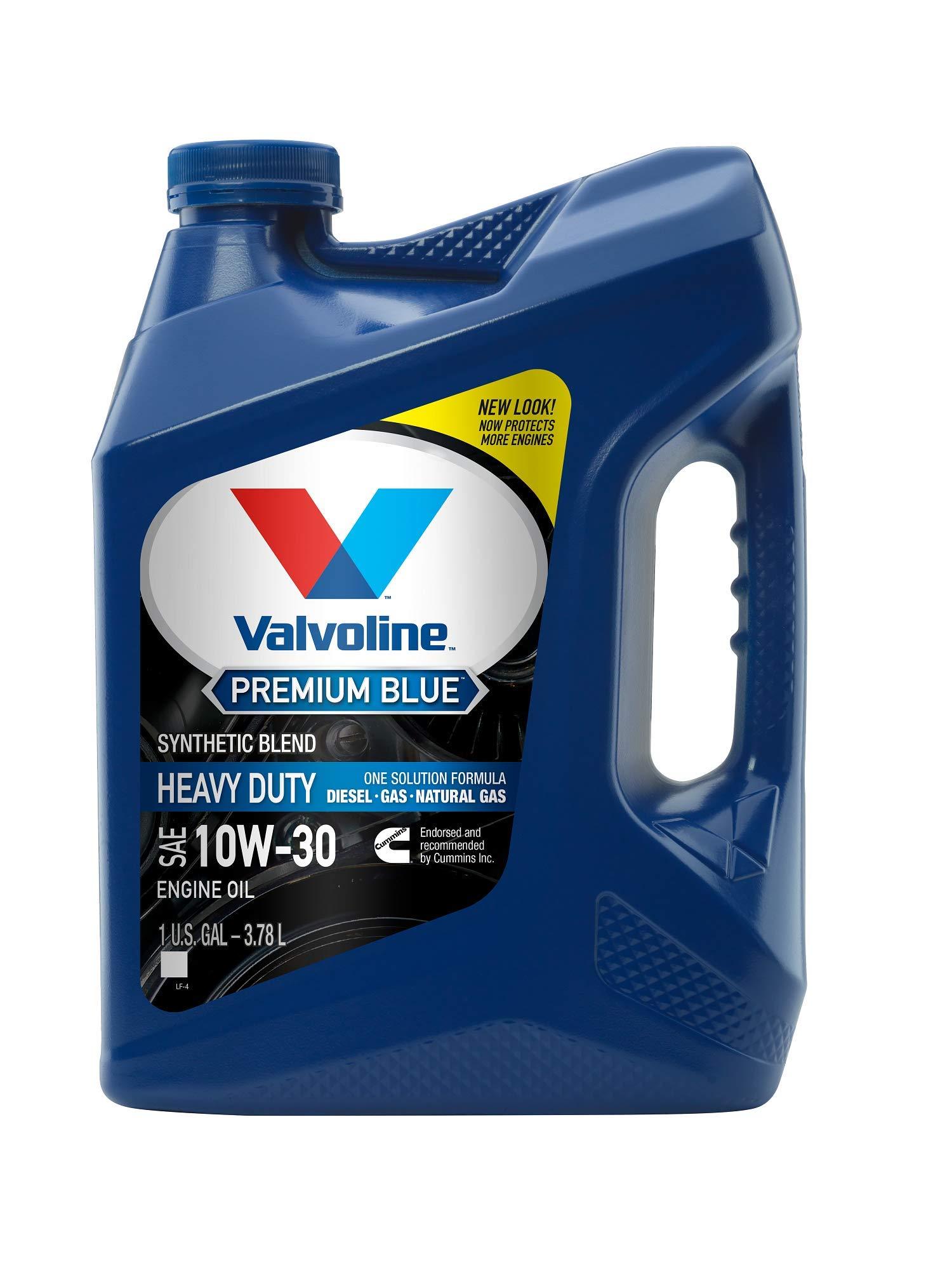 VALVOLINE 818289 Premium Blue One Solution SAE 10W-30 Diesel Engine Oil 1 GA - High quality product image showing VALVOLINE 818289 Premium Blue One Solution SAE 10W-30 Diesel Engine Oil 1 GA details and features