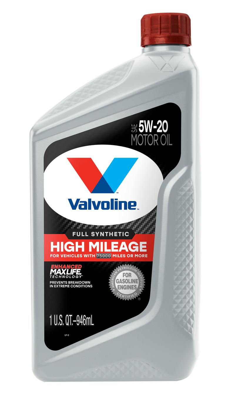 VALVOLINE 849644 VALVOLINE SYNTHETIC WITH, SAE 5W-20; Synthetic; 1 Quart Bottle; Case Of 6
