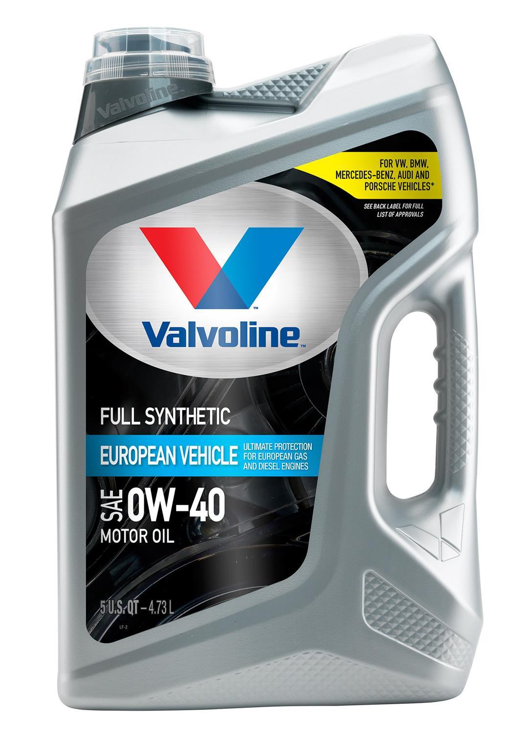 VALVOLINE 881155 European Vehicle Full Synthetic SAE 0W-40 Motor Oil 5 QT - High quality product image showing VALVOLINE 881155 European Vehicle Full Synthetic SAE 0W-40 Motor Oil 5 QT details and features