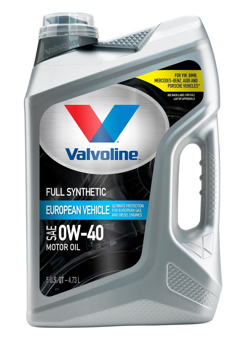 VALVOLINE 881155 European Vehicle Full Synthetic SAE 0W-40 Motor Oil 5 QT