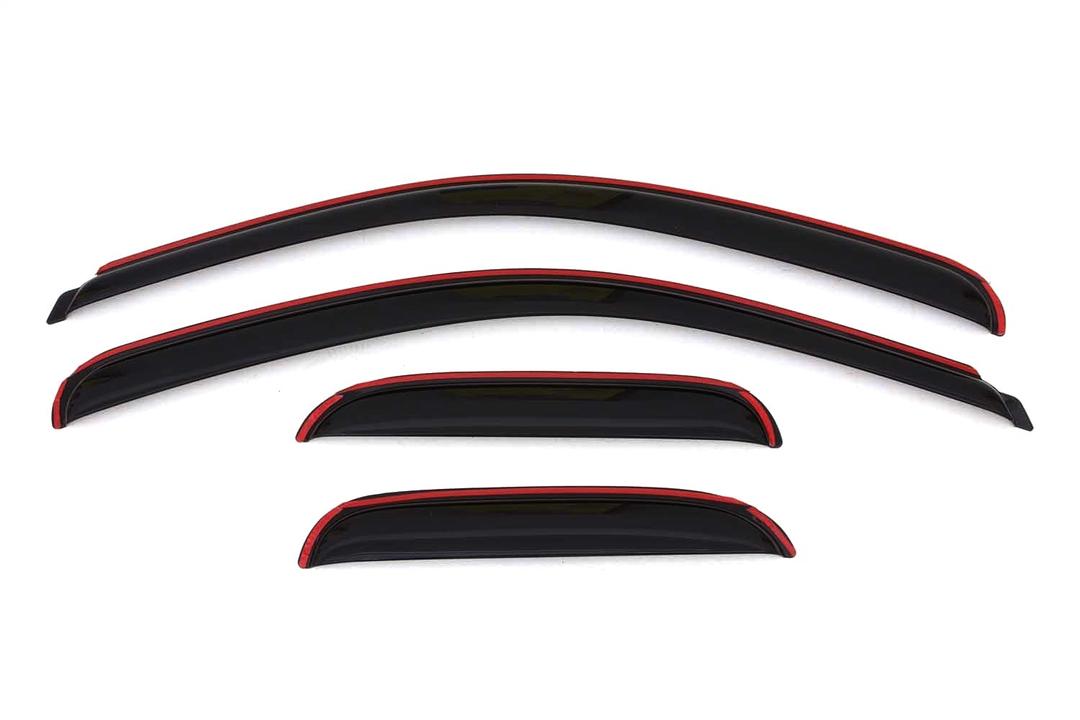 AVS 194040 Rainguard; Ventvisor; Aerodynamic Design; In-Channel; Smoke; Acrylic; Set of 4 - The Twister Group Tools product