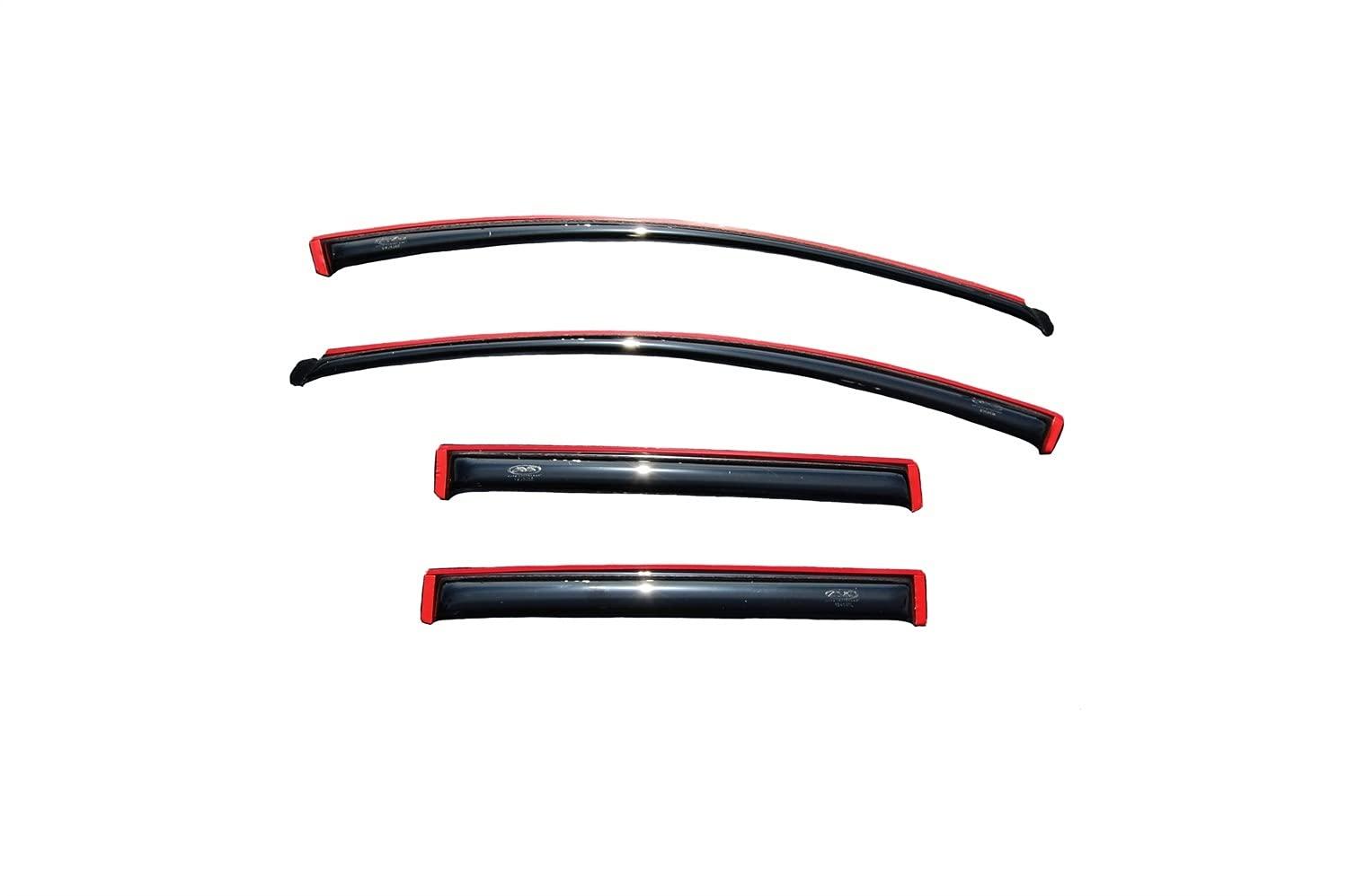 AVS 194141 Rainguard; Ventvisor; Aerodynamic Design; In-Channel; Smoke; Acrylic; Set of 4 - High quality product image showing AVS 194141 Rainguard; Ventvisor; Aerodynamic Design; In-Channel; Smoke; Acrylic; Set of 4 details and features