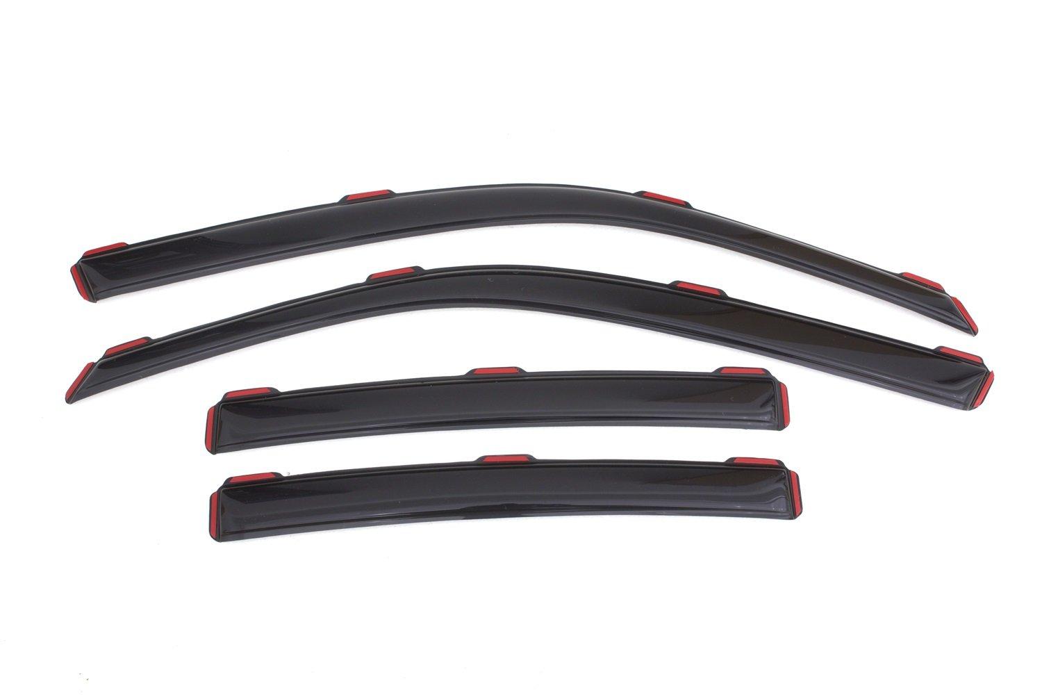 AVS 194313 In-Channel Ventvisor / Rain Guards | Fits 2011 - 2023 Dodge Charger- Smoke, 4 pc. - High quality product image showing AVS 194313 In-Channel Ventvisor / Rain Guards | Fits 2011 - 2023 Dodge Charger- Smoke, 4 pc. details and features