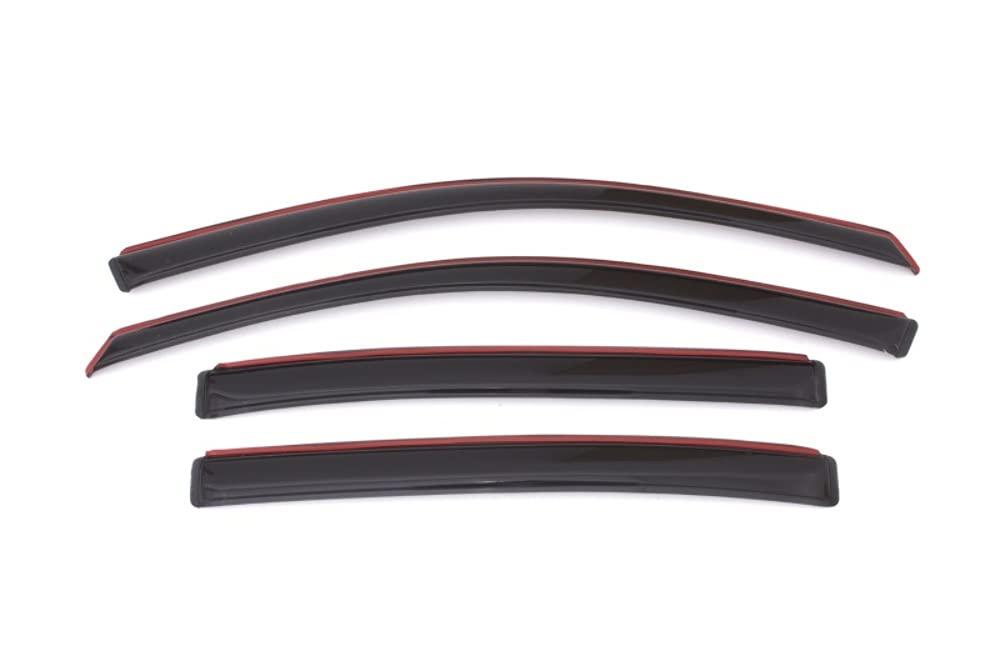 AVS 194535 In-Channel Ventvisor / Rain Guards | Fits 2013 - 2017 Honda Accord Sedan- Smoke, 4 pcs. - The Twister Group Tools product