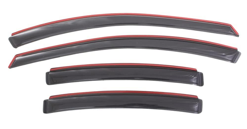 AVS 194611 In-Channel Ventvisor / Rain Guards | Fits 2011 - 2015 Chevrolet Cruze, 2016 Cruze Limited- Smoke, 4 pcs. - The Twister Group Tools product