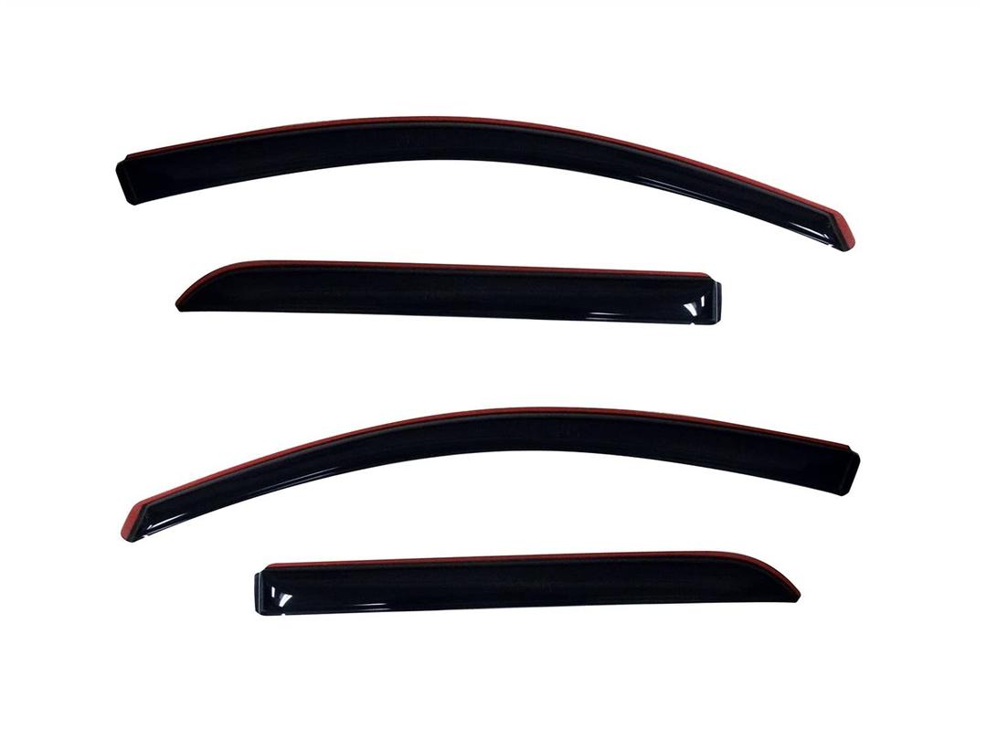 AVS 194632 In-Channel Ventvisor / Rain Guards | Fits 2007 - 2010 Saturn Outlook, 2007 - 2016 GMC Acadia, 2017 Acadia Limited- Smoke, 4 pcs. - The Twister Group Tools product