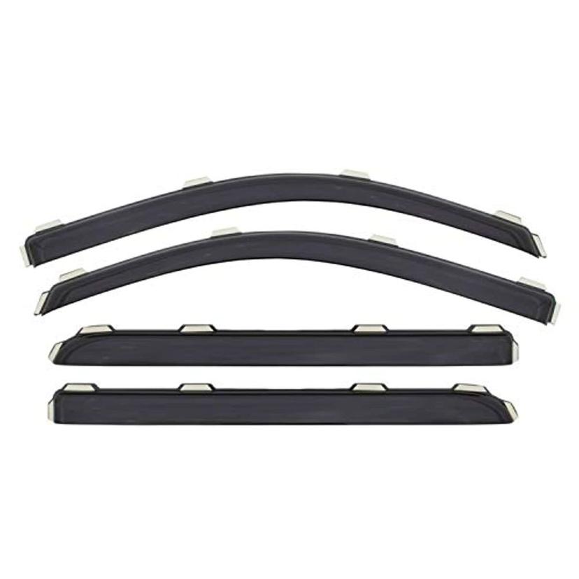 AVS 194821 In-Channel Ventvisor / Rain Guards | Fits 2016 - 2018 Toyota C-HR- Smoke, 4 pcs.
