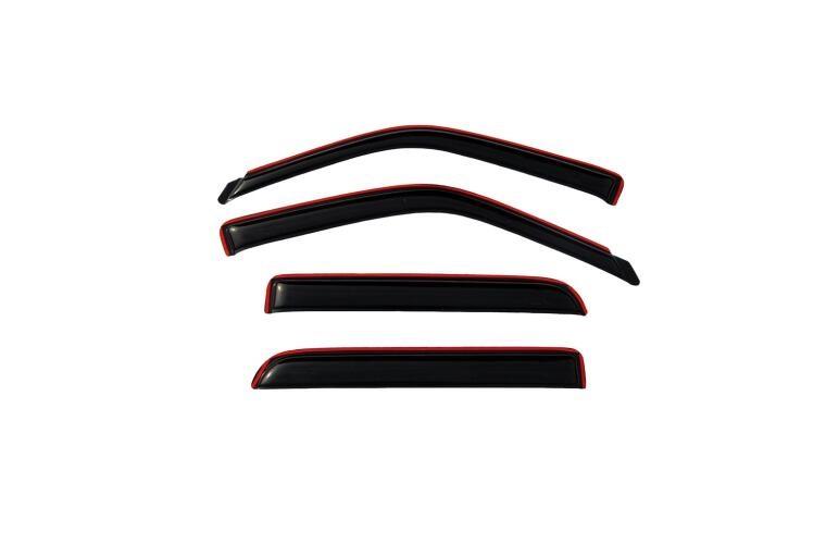 AVS 194949 In-Channel Ventvisor / Rain Guards | Fits 2001 - 2003 Ford F-150 SuperCrew, 2002 - 2003 Lincoln Blackwood- Smoke, 4 pcs. - The Twister Group Tools product