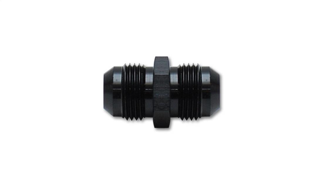 VIBRANT 10232 Power Fitting, Straight Coupler, Union Adapter, Male -6 AN to Male -6 AN, Aluminum, Black Anodized, each - The Twister Group Tools product