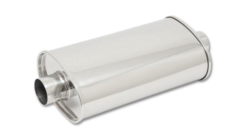 VIBRANT 1102 Oval Stainless Steel Muffler