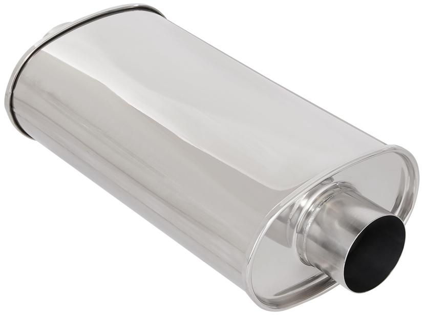 VIBRANT 1103 Oval Stainless Steel Muffler