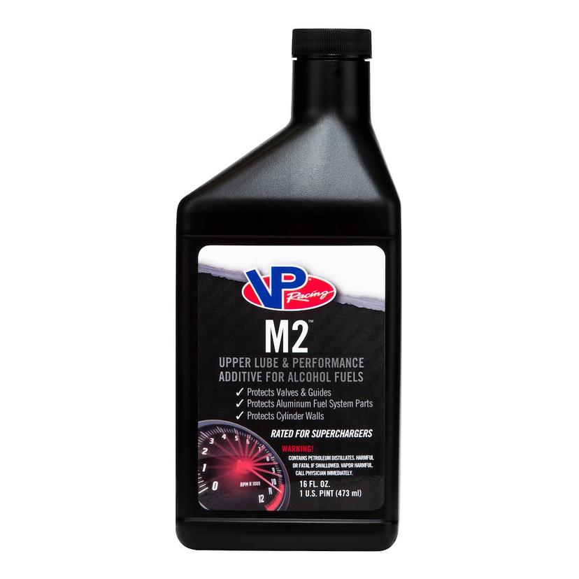 VP FUEL 2016 M2 UPPER LUBE SINGLE 16OZ, Ethanol Fuel Treatment; For E85/ Methanol/ Nitromethane Fuels; Treats Up to 55 Gallons; 16 Ounce Bottle; Single