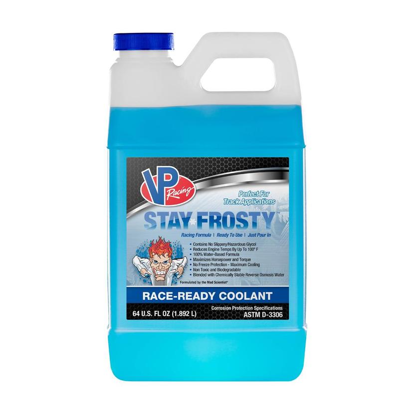 VP FUEL 2301 Stay Frosty Race-Ready Coolant with 100% Water-Based Formula (64 Ounces)
