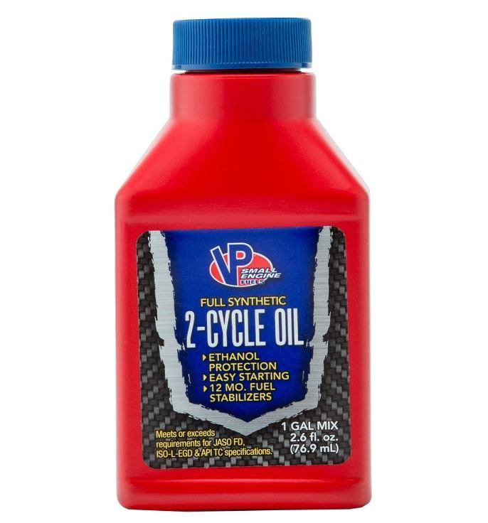 VP FUEL 2901 2 CYCLE FULL SYN OIL - MIX FOR 1 GA, Used For 2-Stroke Small Engines; Full Synthetic; 2.6 Ounce Bottle; Single