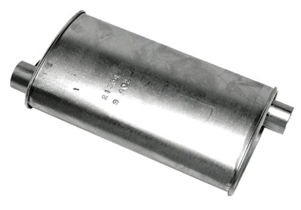 WALKER 21354 Quiet-Flow SS Direct Fit Exhaust Muffler 2 INCH Inlet (ID) 2 INCH Outlet (ID) for Ford Expedition - High quality product image showing WALKER 21354 Quiet-Flow SS Direct Fit Exhaust Muffler 2 INCH Inlet (ID) 2 INCH Outlet (ID) for Ford Expedition details and features