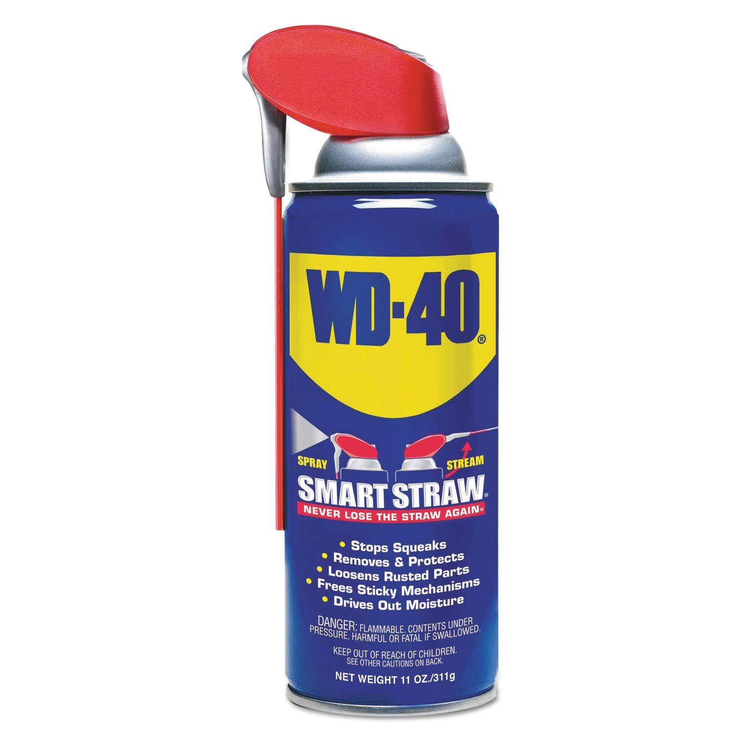 WD-40 490040 Original Formula, Multi-Use Product with Smart Straw Sprays 2 Ways, 11 OZ (Case of 12) - High quality product image showing WD-40 490040 Original Formula, Multi-Use Product with Smart Straw Sprays 2 Ways, 11 OZ (Case of 12) details and features