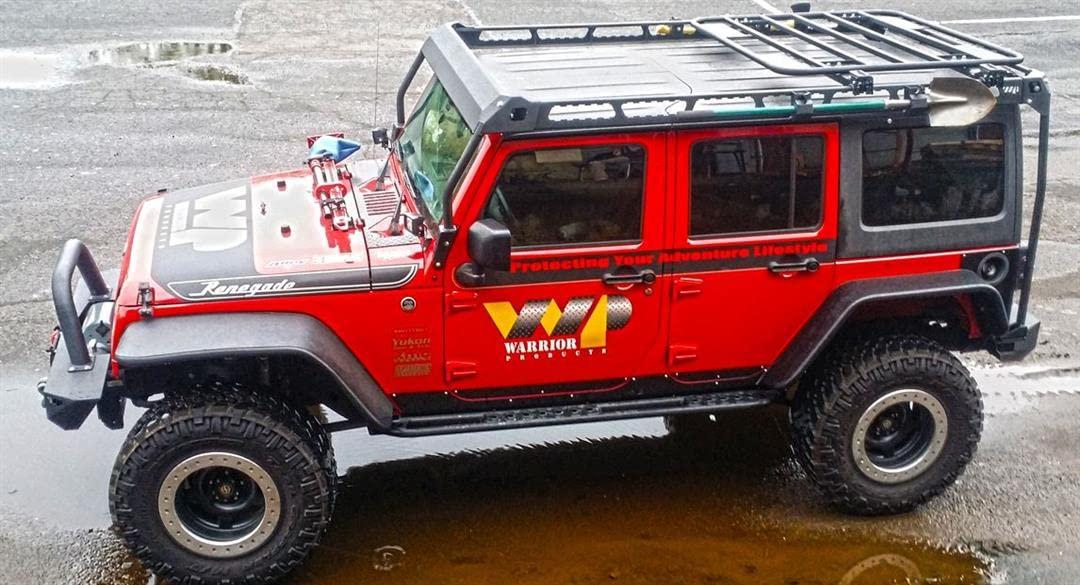 WARRIOR 10984 PROD 07-17 Jeep JKU MOD Rack - The Twister Group Tools product