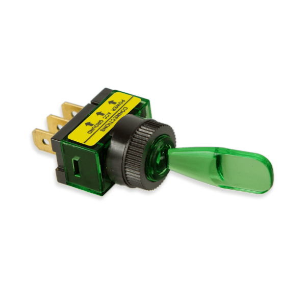 WIRTHCO 20501 On/Off Green Illuminated Toggle Switch-20 Amp - The Twister Group Tools product