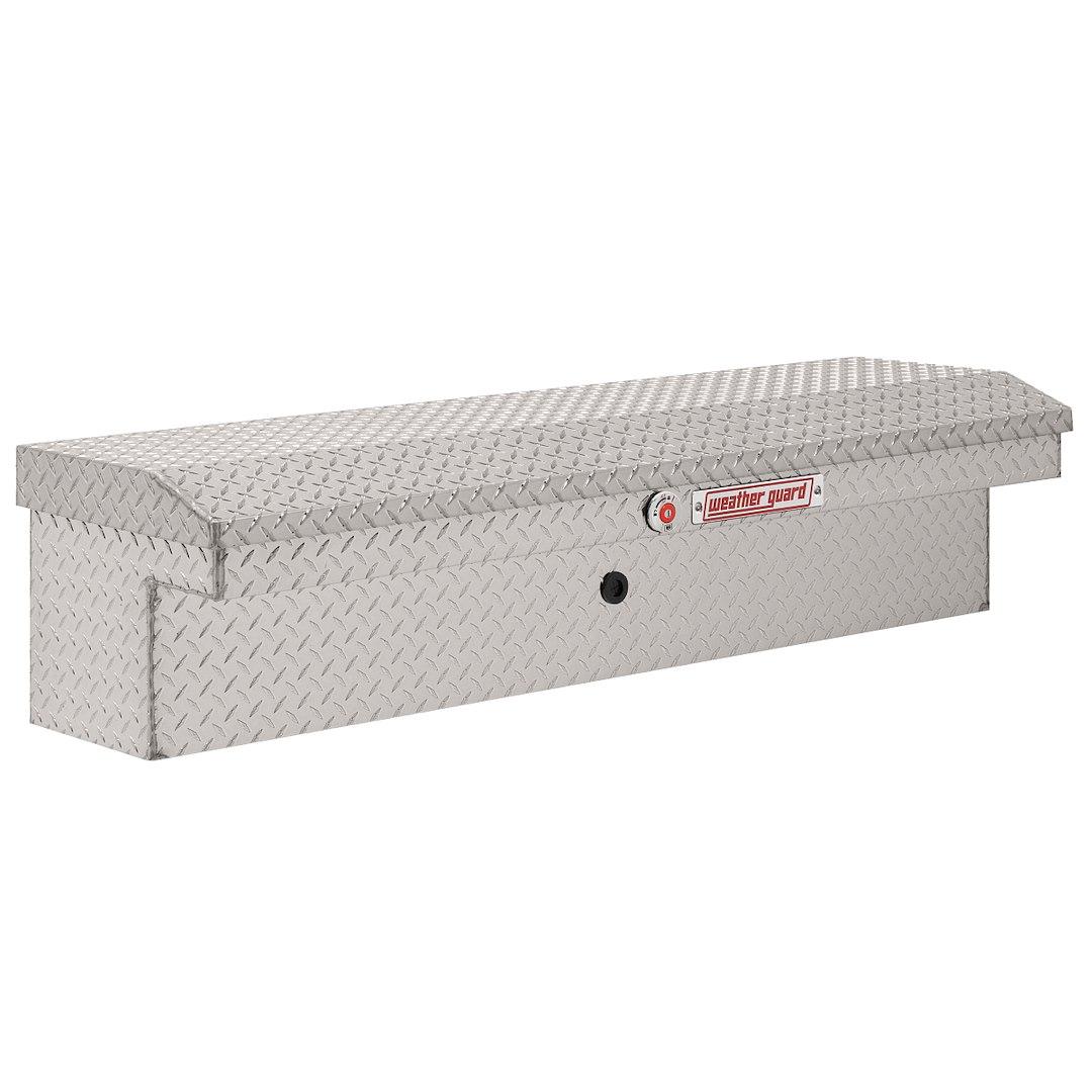WEATHER GUARD 178-0-04 LO-SIDE BOX, Lo-Side; Low Profile; Single Lid; Clear; Aluminum; 56 Inch Length x 17 Inch Width x 13 Inch Height; 4 Cubic Feet Capacity - High quality product image showing WEATHER GUARD 178-0-04 LO-SIDE BOX, Lo-Side; Low Profile; Single Lid; Clear; Aluminum; 56 Inch Length x 17 Inch Width x 13 Inch Height; 4 Cubic Feet Capacity details and features