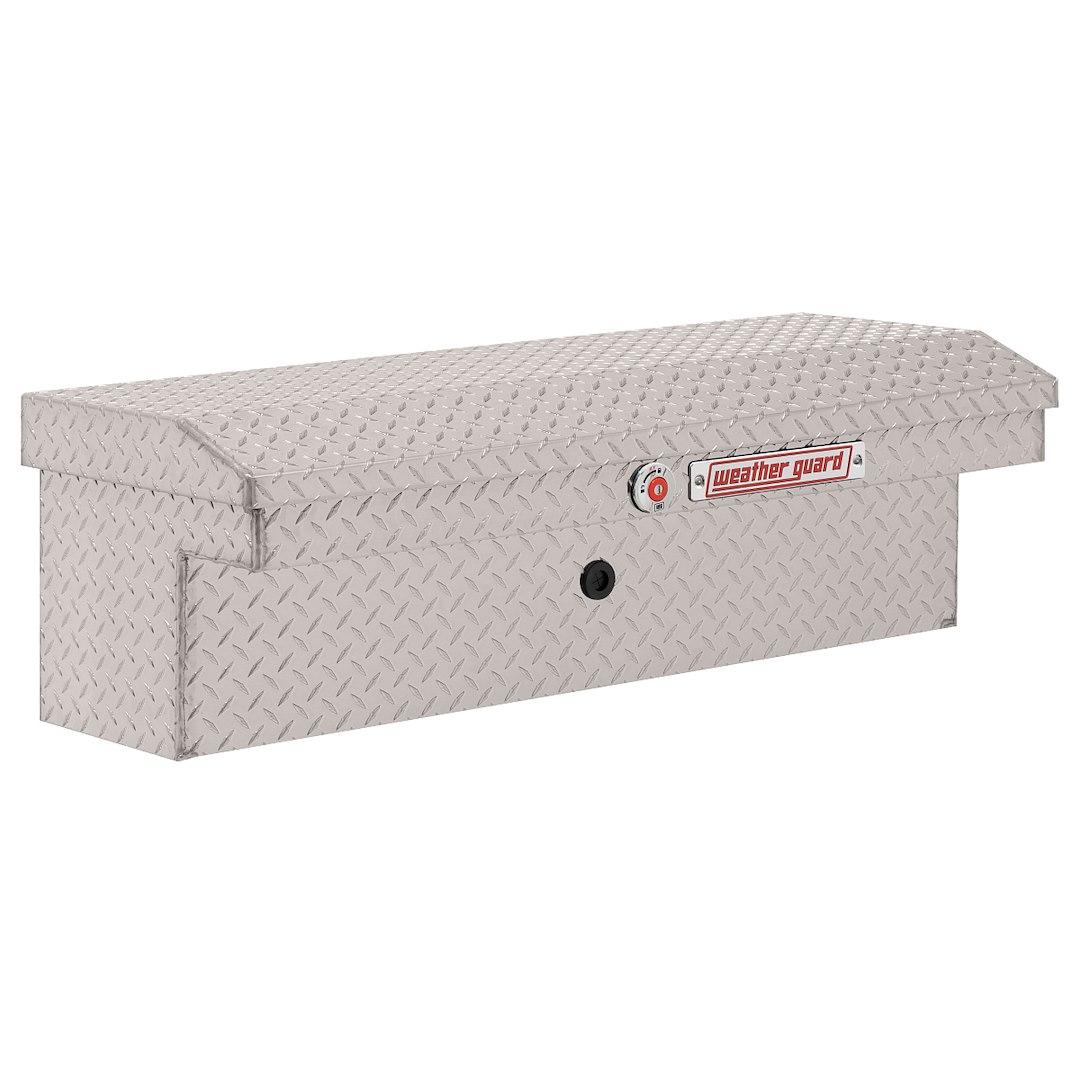 WEATHER GUARD 180-0-04 LO-SIDE BOX, Lo-Side; Low Profile; Single Lid; Clear; Aluminum; 41 Inch Length x 17 Inch Width x 13 Inch Height; 3 Cubic Feet Capacity - High quality product image showing WEATHER GUARD 180-0-04 LO-SIDE BOX, Lo-Side; Low Profile; Single Lid; Clear; Aluminum; 41 Inch Length x 17 Inch Width x 13 Inch Height; 3 Cubic Feet Capacity details and features