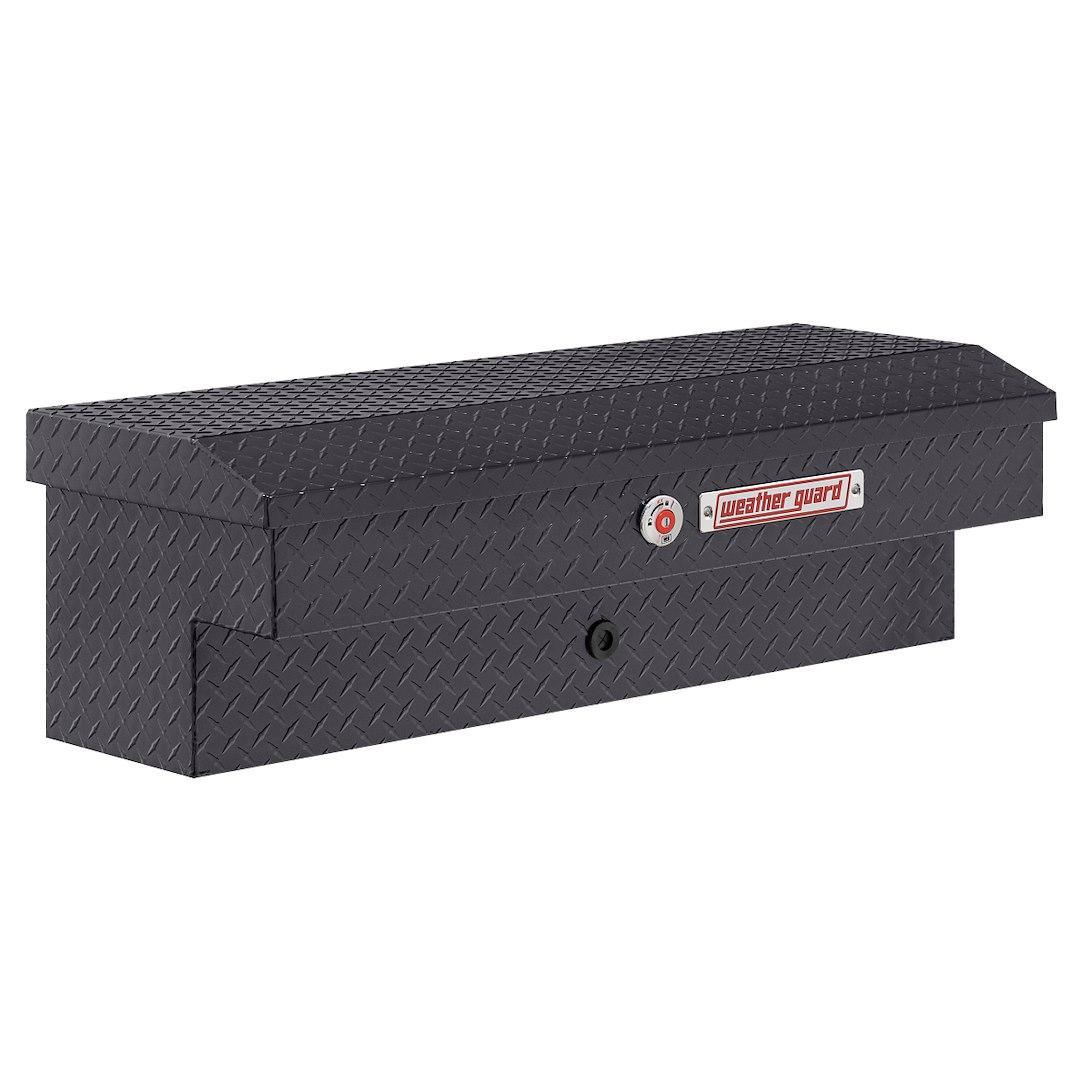 WEATHER GUARD 184-6-04 LO-SIDE BOX, Lo-Side; Single Lid; Powder Coated; Gunmetal Gray; Aluminum; 41 Inch Length x 17 Inch Width x 13 Inch Height; 3 Cubic Feet Capacity - High quality product image showing WEATHER GUARD 184-6-04 LO-SIDE BOX, Lo-Side; Single Lid; Powder Coated; Gunmetal Gray; Aluminum; 41 Inch Length x 17 Inch Width x 13 Inch Height; 3 Cubic Feet Capacity details and features