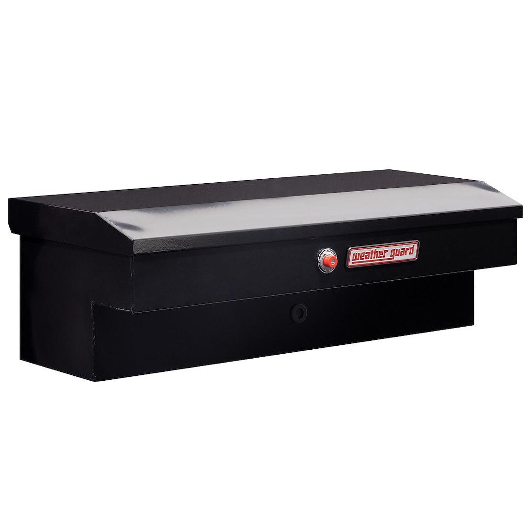 WEATHER GUARD 185-5-04 LO-SIDE BOX, Lo-Side; Single Lid; Powder Coated; Gloss Black; Steel; 41 Inch Length x 17 Inch Width x 13 Inch Height; 3 Cubic Feet Capacity - High quality product image showing WEATHER GUARD 185-5-04 LO-SIDE BOX, Lo-Side; Single Lid; Powder Coated; Gloss Black; Steel; 41 Inch Length x 17 Inch Width x 13 Inch Height; 3 Cubic Feet Capacity details and features
