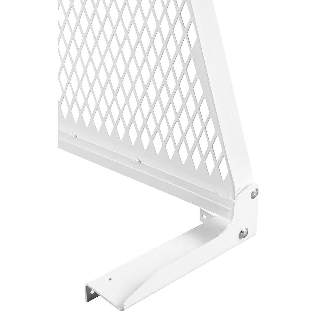 WEATHER GUARD 1916-3-02 CAB PRTCTR MTN 63.0-63.5FT WHT, For Use with Protect-A-Rail Headache Rack; White; Powder Coated; Steel; Fit Models With Inner Bed Width Of 63 Inch To 63-1/2 Inch - The Twister Group Tools product