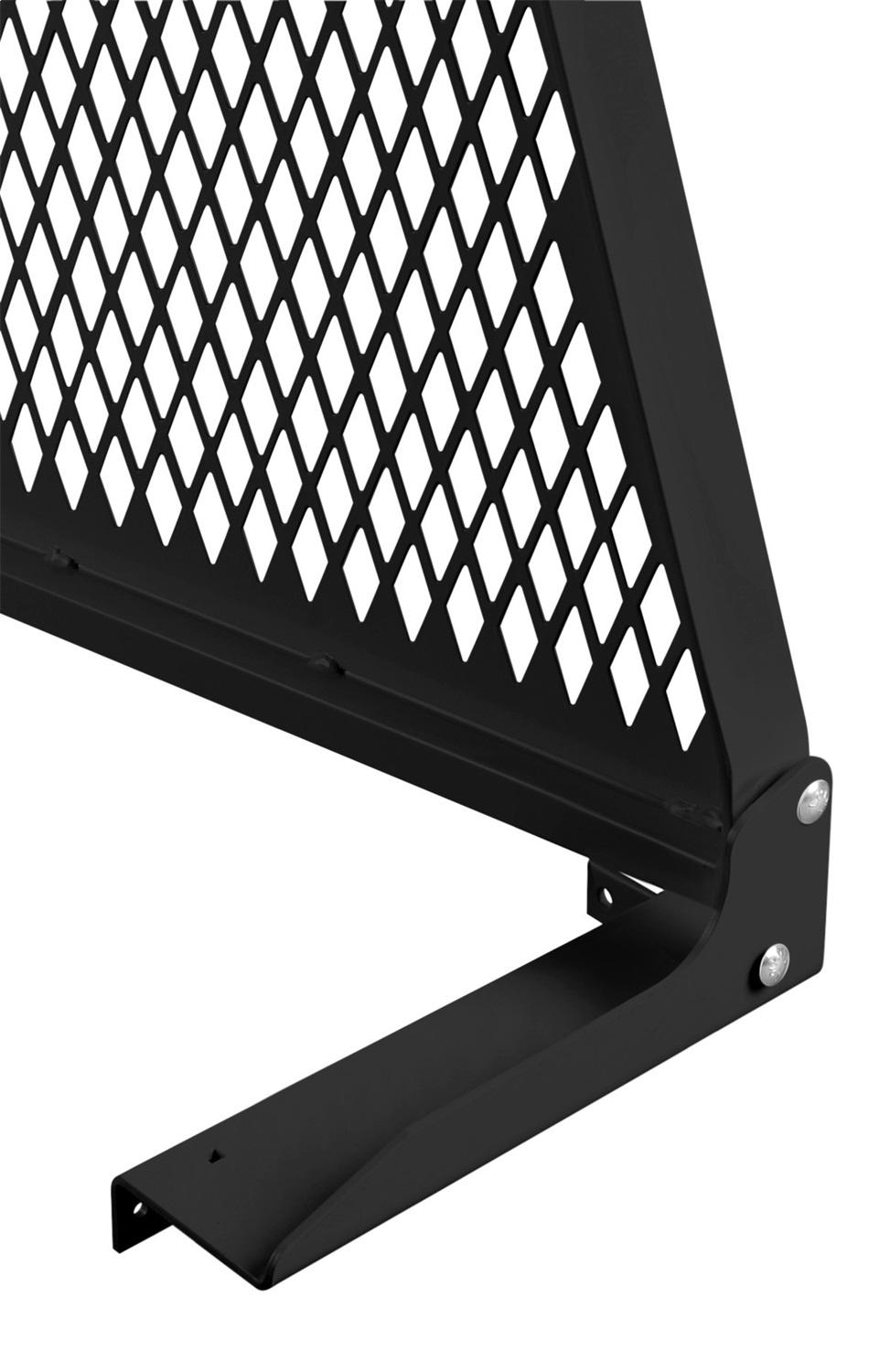 WEATHER GUARD 1916-5-02 CAB PRTCTR MTN 63.0-63.5FT BLK, For Use With Protect-A-Rail Headache Rack; Black; Powder Coated; Steel; Fit Models With Inner Bed Width Of 63 Inch To 63-1/2 Inch - The Twister Group Tools product